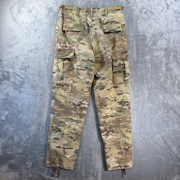 TRU SPEC Military Camo Cargo Pants Men's Size Medium Long Brown Camouflage Pants - Picture 2 of 7